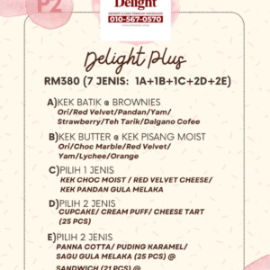 pakej delight plus – 7 jenis dessert